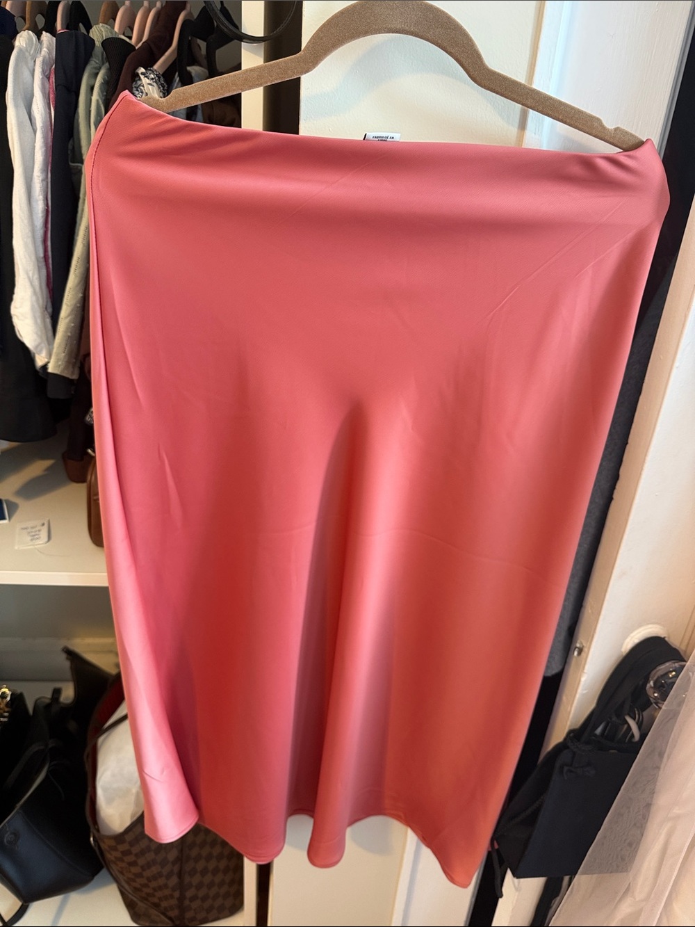 Rachel Zoe Women’s Midi Satin Skirt - Rose Pink